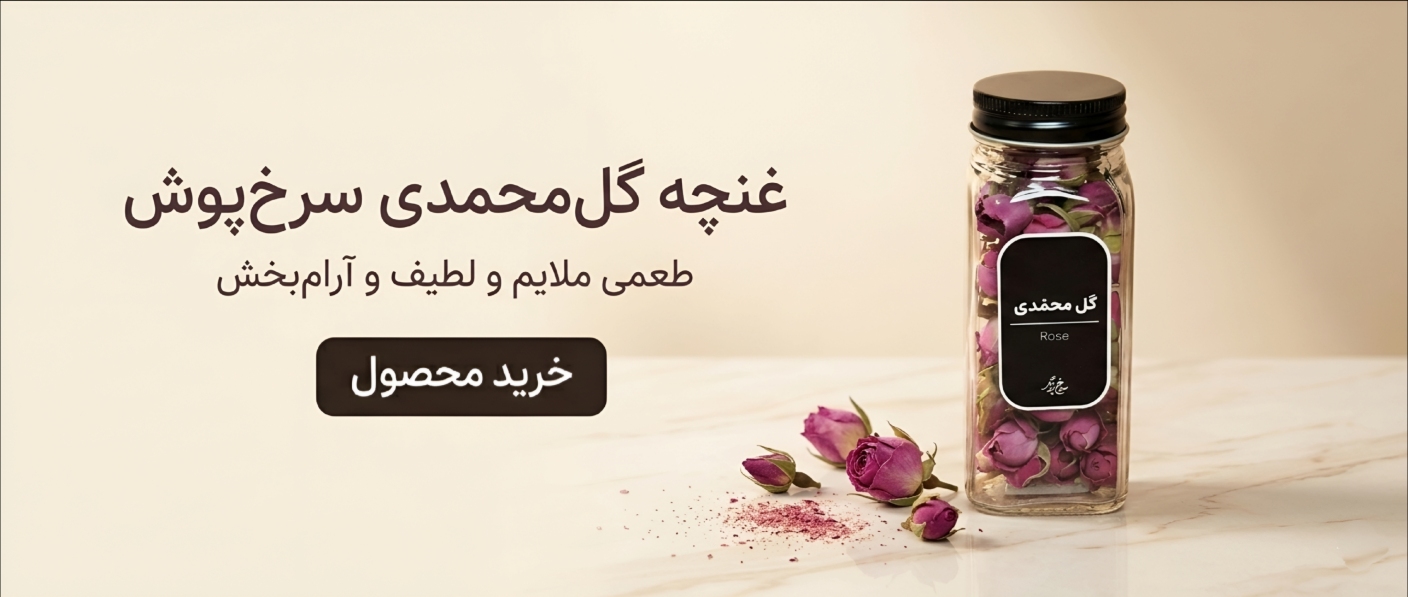 غنچه گل محمدی سرخ پوش | Rose